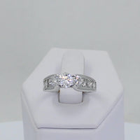 Three Stone & Princess Ring