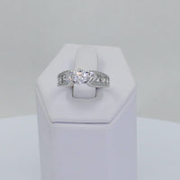 Three Stone & Princess Ring