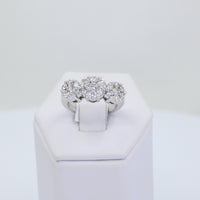 Sortija Set Flowery Diamond 14kt