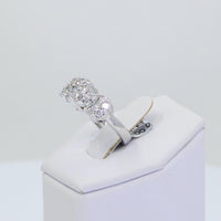 Sortija Set Flowery Diamond 14kt