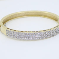 Diamonds Thick Bangle