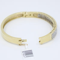 Diamonds Thick Bangle