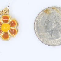 Charm Flor Anaranjada