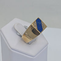 Anillo Lapislazuli y Brillantes