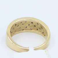 Chevron Diamonds Ring