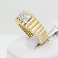 Ridge Gold Ring