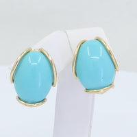 Aretes Turquesas 14kt