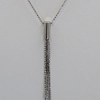 Cadena Oro Blanco con Burla