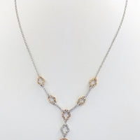 Flower Necklace Tri Color