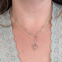 Flower Necklace Tri Color