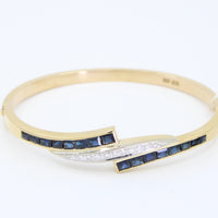 Bangle Zafiro & Diamantes