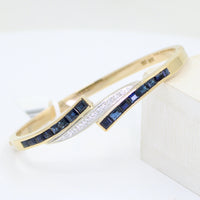 Bangle Zafiro & Diamantes