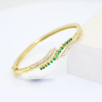 Bangle Esmeralda & Diamantes