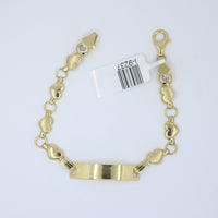 Valentino de Corazones 14kt Niña