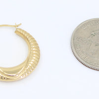 Argollas Midi con Textura