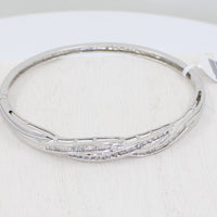 Diamond Swirl Bangle