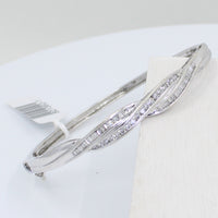 Diamond Swirl Bangle