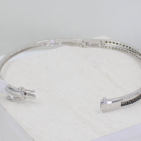 Black & White Diamond Bangle