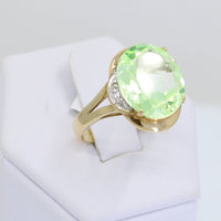 SORTIJA TOPACIO RAINBOW ORO 14KT