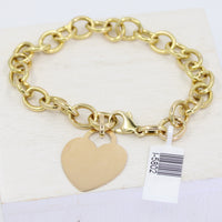 Pulsera Oro de Corazón