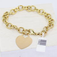 Pulsera Oro de Corazón