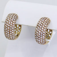 Gold and Diamonds Hoops