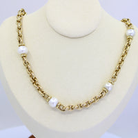 Gargantilla Perlas y Links