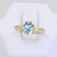 Blue Heart Ring