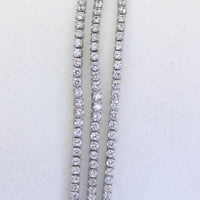 Triple Pave 925 Tennis bracelet