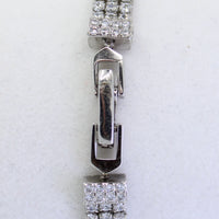 Triple Pave 925 Tennis bracelet