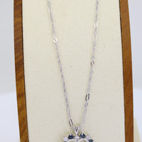 Corazon Diamante y Safiro
