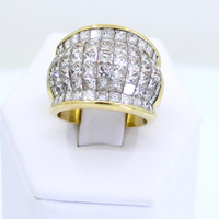 Princess Cluster Ring