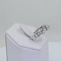 Three Stone & Princess Ring