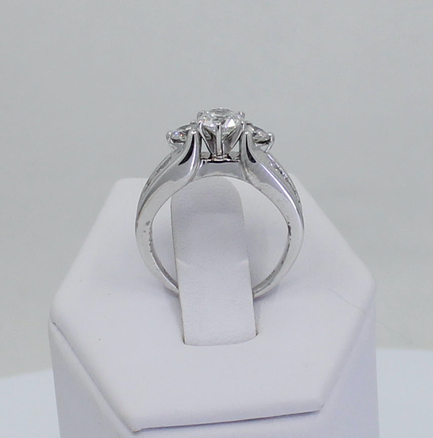 Three Stone & Princess Ring