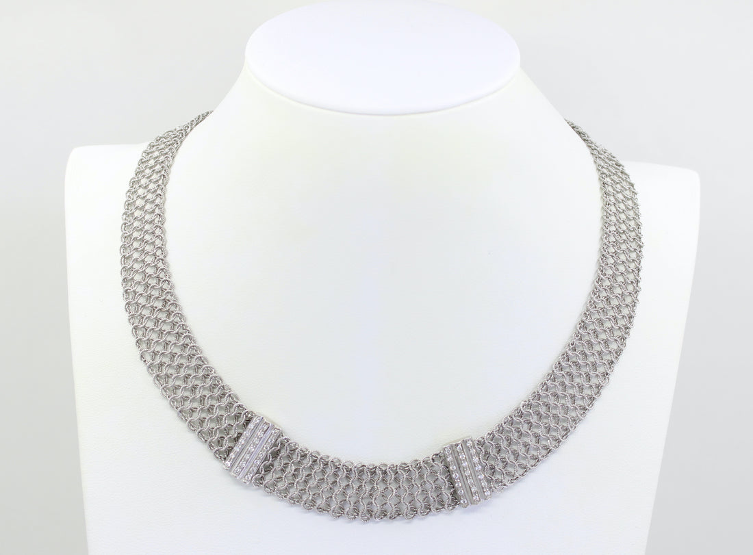 Gargantilla Mesh Chain 18kt