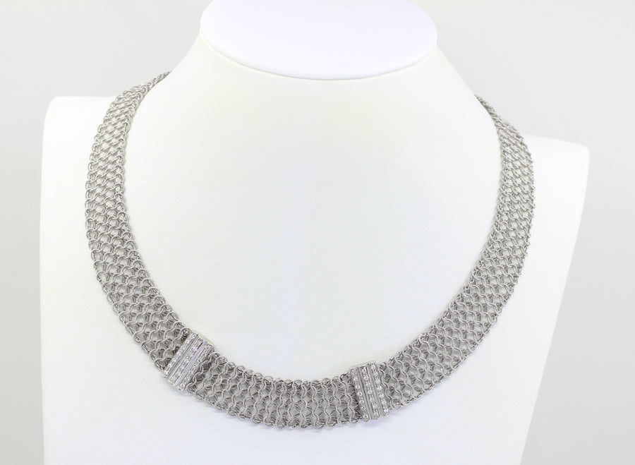 Gargantilla Mesh Chain 18kt