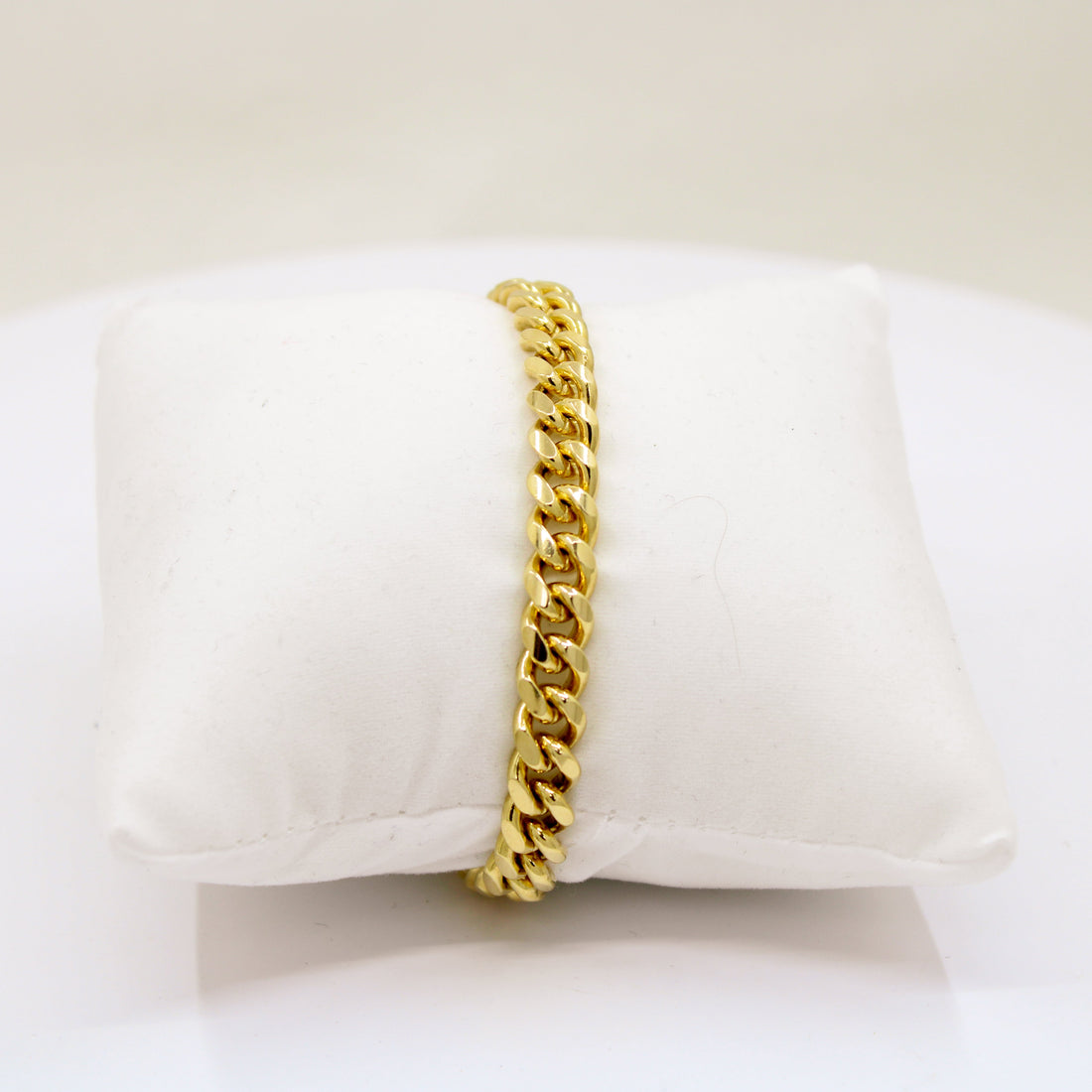 14K Gold Miami Cuban Link Bracelet 7.5mm – 8.5”