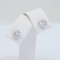 Aretes Set Flowery Diamond