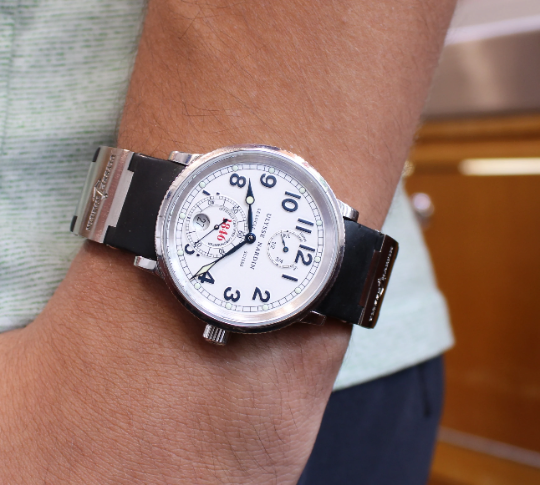 Ulysse Nardin Marine Chronometer 1846 T-253-22, Rubber Authentic